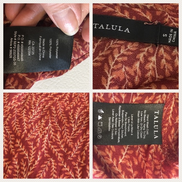 Sm Talula silk-feel flowy tank! - Picture 3 of 4